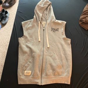 Everlast Sleeveless Hoodie - Gray